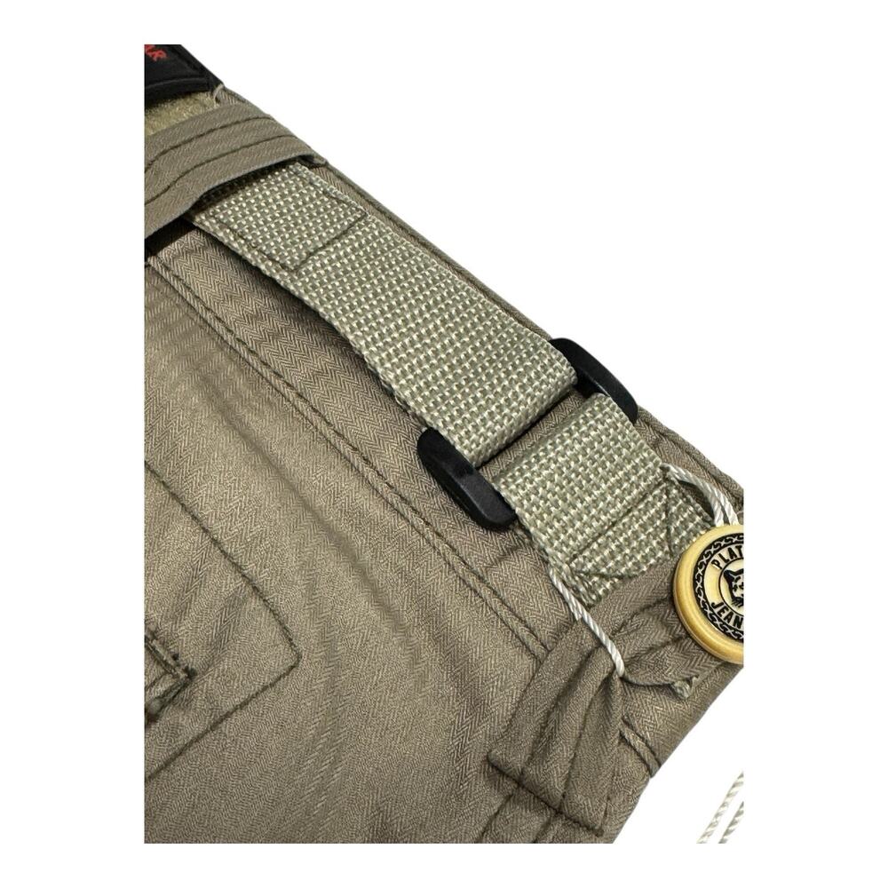 NWT Platini Jeans Cougar Men's Tan 42/32 Cargo Parachute Pants Gorpcore Outdoor - Picture 9 of 11